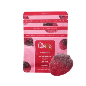40mg THC Gummies Cherries by Glaze