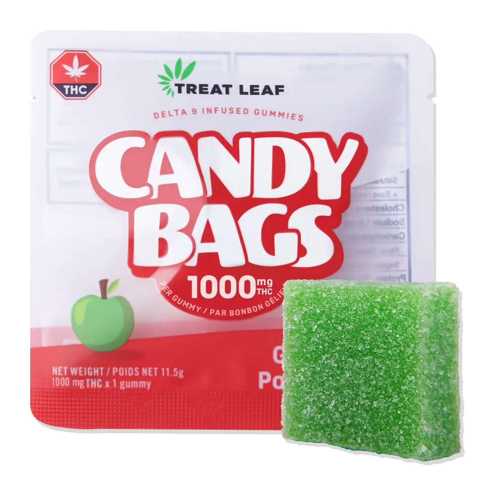 THC Gummy 1000mg – Treat Leaf Candy Bag