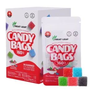 Fruit Bowl Box – 160mg THC Gummies, 9 Bags (14,400mg per Box)