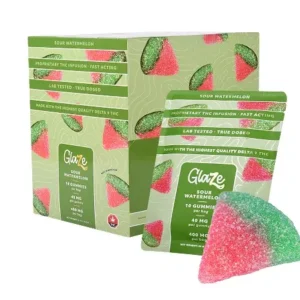Watermelons Box by Glaze-1 Box, 10 Bags, 400mg Each